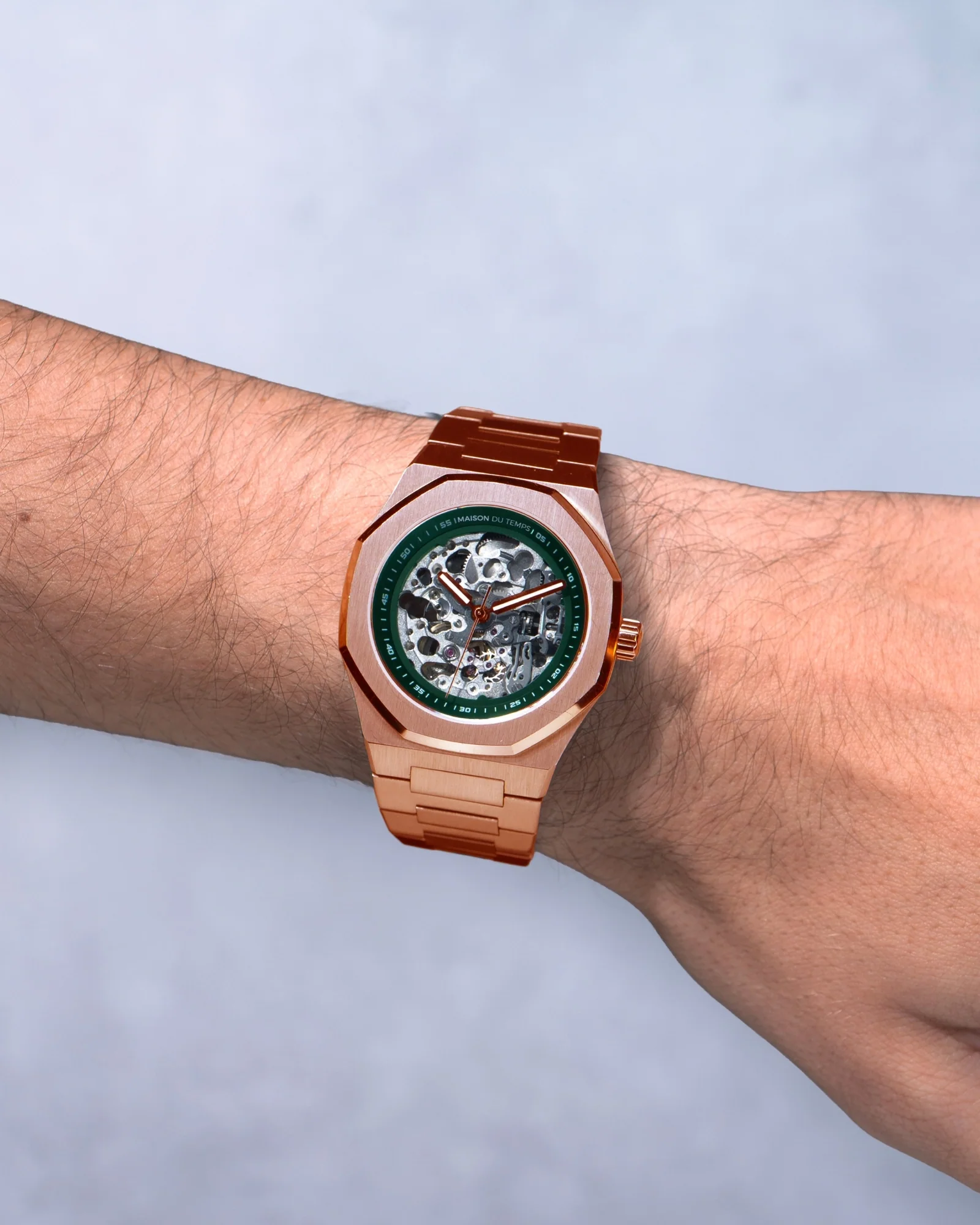 MTBeta Skeleton Rose Gold Acier - Image 3